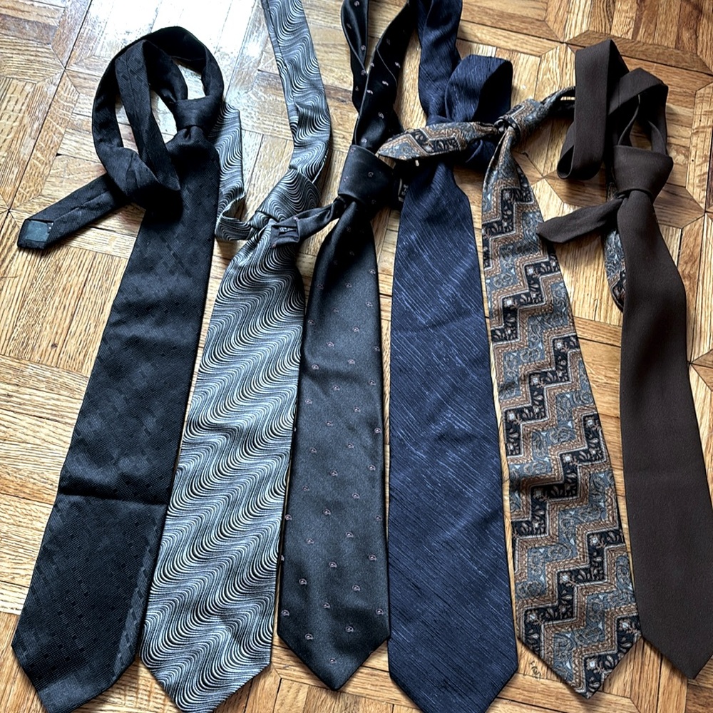 Men’s Dress Ties. Package of Six